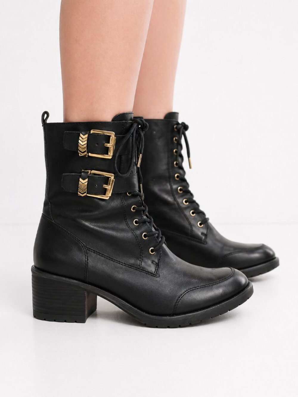 Donald J Pliner Black Leather Boots